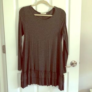 Dark gray tunic